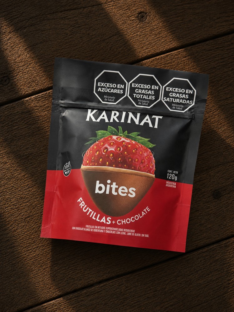 Frutillas bañadas en chocolate 120gr Karinat