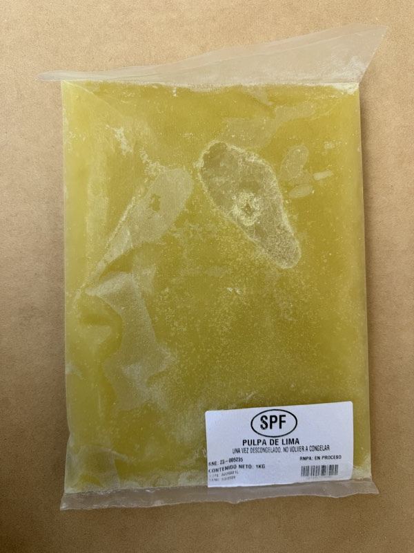 Pulpa de Lima SPF 1kg