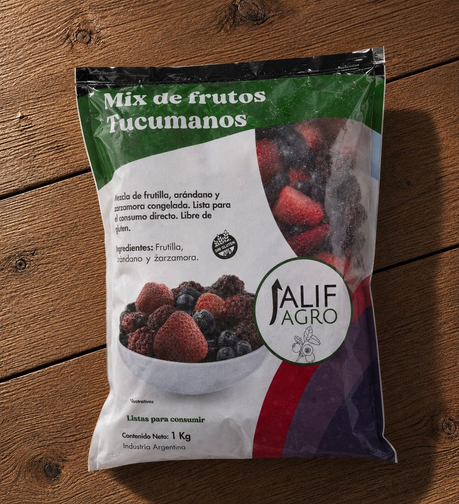 Mix Tucumano (Frutillas, zarzamoras y arándanos) Alif 1kg