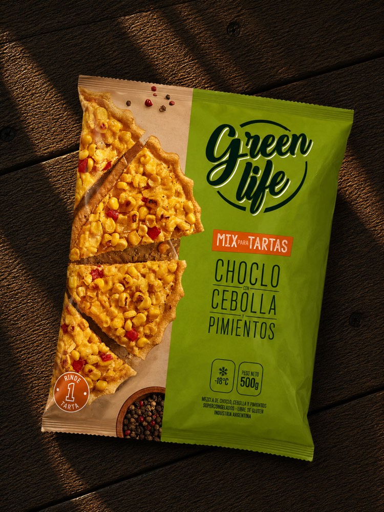 Mix para Tartas (choclo, cebolla y pimientos) Green Life 550gr